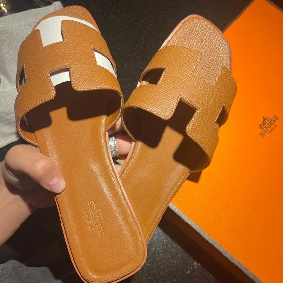 Tan H Women's Sandals - Picture 1 of 4